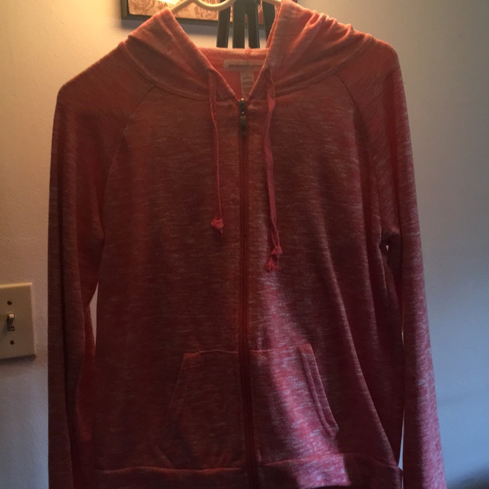 Coral/white jogging  suit